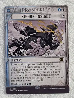 MTG Siphon Insight Outlaws of Thunder Junction (OTJ) #54 Magic Card Rare NM - Image 2
