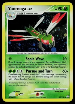 Pokemon Card - Yanmega Legends Awakened 17/146 Holo Rare - Image 1