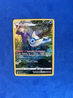 Pokemon Vaporeon TG02/TG30 Brilliant Stars Ultra Rare Holo 110 HP Card - Image 1