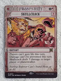 MTG Skullcrack Outlaws of Thunder Junction (OTJ) #27 Magic Card Rare NM - Image 2
