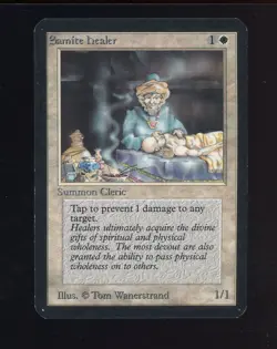 1993 MTG Magic The Gathering Alpha Samite Healer - Image 1