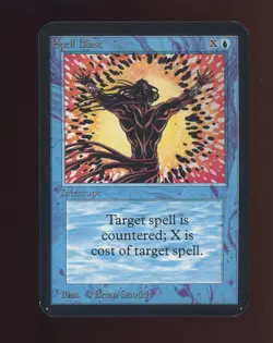 1993 MTG Magic The Gathering Alpha Spell Blast - Image 1