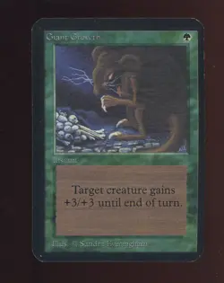 1993 MTG Magic The Gathering Alpha Giant Growth - Image 1