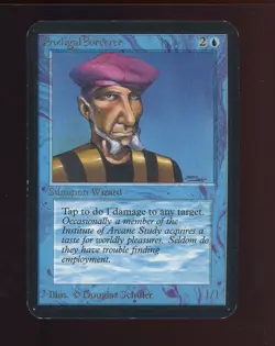 1993 MTG Magic The Gathering Alpha Prodigal Sorcerer - Image 1
