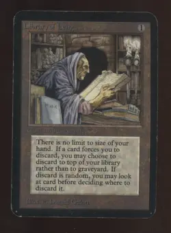 1993 MTG Magic The Gathering Alpha Library of Leng - Image 1