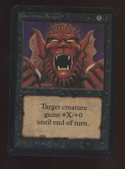1993 MTG Magic The Gathering Alpha Howl From Beyond - Image 1