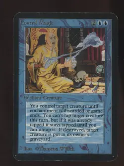 1993 MTG Magic The Gathering Alpha Control Magic - Image 1