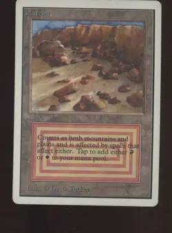 1993 MTG Magic The Gathering Unlimited Plateau - Image 1