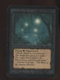 1993 MTG Magic The Gathering Alpha Will-O-The-Wisp - Image 1