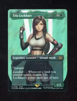 2025 MTG Final Fantasy Surge Foil Rare #0536 Tifa Lockhart - Image 1