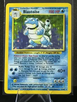 Pokemon Vintage Holo Lot Blastoise Base Set Machamp WOTC Cards - Image 4