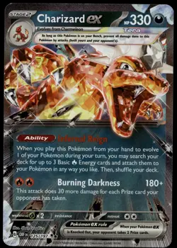 CHARIZARD EX 125/197 DOUBLE RARE OBSIDIAN FLAMES POKEMON NEAR MINT - Image 1