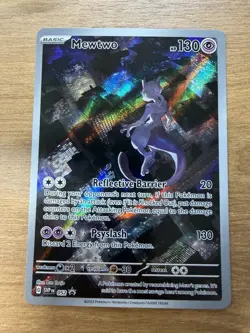 Mewtwo Pokemon RARE SVP 52 Promo 151 UPC PREMIUM COLLECTION NM FAST SHIPPING - Image 1