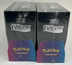 Lot of (2) Pokemon TCG SWSH Evolving Skies Costco Elite Trainer Box w/Tin SEALED - Image 4