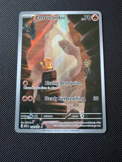 Pokemon TCG Charmander Scarlet & Violet 168/165 NM Condition - Image 1