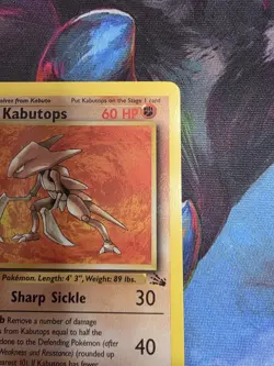 Pokemon TCG Kabutops 24/62 Fossil Rare Non-Holo WOTC Vintage Card - Image 3