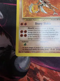 Pokemon TCG Kabutops 24/62 Fossil Rare Non-Holo WOTC Vintage Card - Image 5
