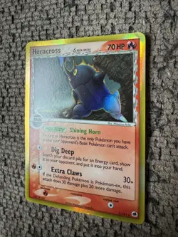 2006 Pokemon EX Dragon Frontiers #3 Heracross Delta Species Reverse Holo MP Rare - Image 2