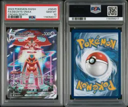 Pokemon TCG Deoxys VMAX GG45/GG70 Crown Zenith PSA 10 Gem Mint Full Art - Image 2