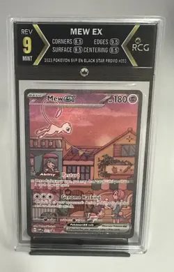 2023 Pokemon MEW EX Black Star Promo SVP EN 151 ULTRA-PREM COLL #053 - RCG 9 - Image 1