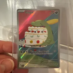 Pokemon TCG Gulpin #154/142 Stellar Crown Illustration NM Condition - Image 1