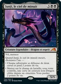 mtg magic Junji, the Midnight Sky FRENCH vf fr le ciel de minuit kamigawa neon - Image 1