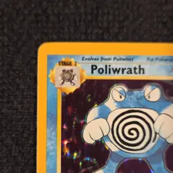 Pokemon TCG Base Set Poliwrath 13/102 Holo Rare - Image 3