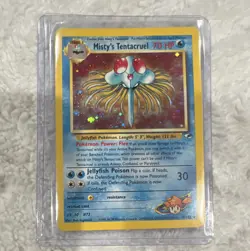 Misty's Tentacruel 70 HP Gym Heroes 10/132 Holo Rare Stage 1 2000 Wizards - Image 1