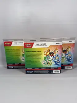 Pokemon First Partner Illustration Collection Series 1 - Lot of 3 Sealed Boxes - Image 2