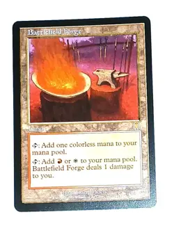 Magic the Gathering * MTG * 1 X Battlefield Forge * Apocalypse * NM - Image 1