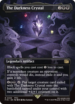 The Darkness Crystal 0335 ~ Rare MTG Final Fantasy Mint - Image 1