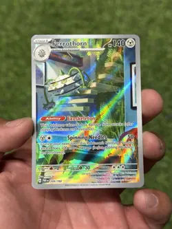 Ferrothorn Illustration Rare Holo - 209/182 - Paradox Rift Pokemon 2023 - Image 2