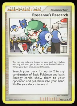 Roseanne's Research 125/132 Uncommon Secret Wonders Pokemon Heavily Played - Image 1