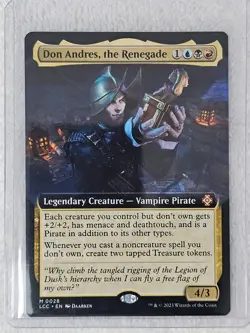 MTG Don Andres the Renegade Extended Art #28 The Lost Caverns of Ixalan Mythic - Image 4