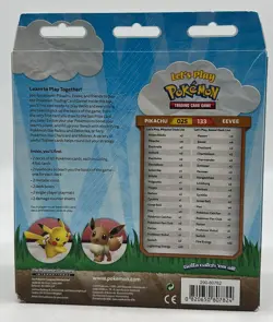 Pokemon TCG Lets Play Pikachu Eevee Decks Kit Theme TCG Learn To Play Together - Image 2