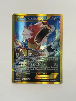 Pokemon TCG Gyarados Ex 123/122 Secret Rare XY Breakpoint Holo Near Mint - Image 1