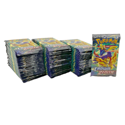 Auction #3 Lot of (60) Pokemon TCG Crown Zenith Booster Packs SEALED NEW - Image 1