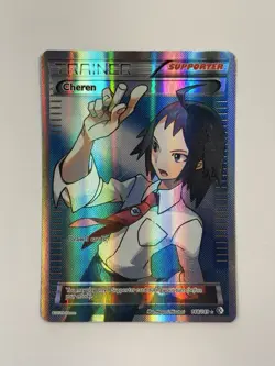 Pokemon TCG Cheren 148/149 Full Art Trainer Ultra Rare Crossed Boundaries LP - Image 1