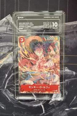 2022 one piece Japanese promos V jump monkey D Luffy PCG 10 JE21 - Image 1