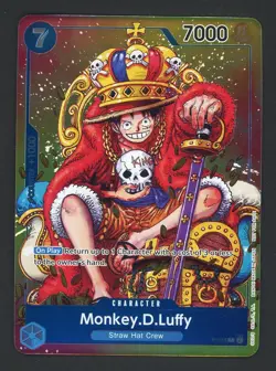 One Piece English P-043 Monkey D. Luffy Convention Exclusive Foil Promo - Image 1