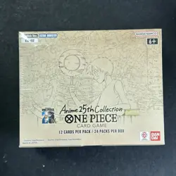 #8 One Piece TCG EB-02 English Anime 25th Collection Booster Box SEALED - Image 1