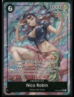 Nico Robin (Alternate Art) OP12-087 - One Piece TCG Legacy of the Master SR - Image 1