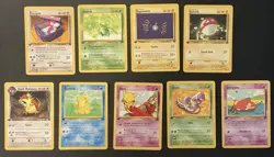 1st Edition Vintage Pokemon Cards! Lot Of 9 First Edition Team Rocket WOTC cards - Image 1