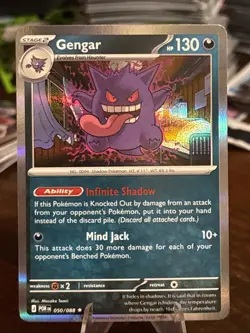 Pokemon Gengar 050/088 Me03: Perfect Order rare Holo card Mint Condition - Image 1