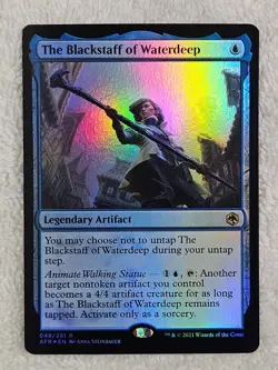 MTG The Blackstaff of Waterdeep FOIL #48 Adventures in the Forgotten Realms Rare - Image 1
