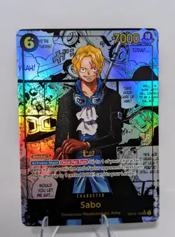 OP13-120 Sabo SEC Manga Rare Super Alternate Art One Piece Card Game English - Image 1