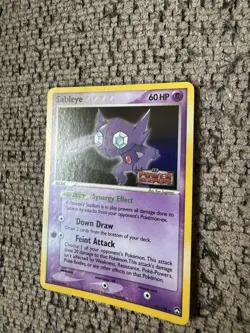 2007 Pokemon EX Power keepers 22/108 Sableye Reverse Holo LP Rare Card STAMPED - Image 2