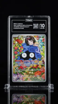 Erika's Tangela 218/217 - Ascended Heroes - Pokemon Card - TAG 10 Gem Mint #L481 - Image 1
