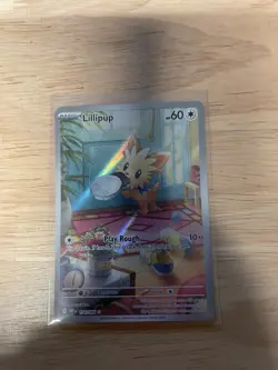 Pokemon TCG Lillipup Card 154/086 Illustration Rare, Sv: White Flare. - Image 1