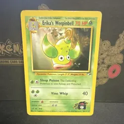 Pokemon TCG Erika's Perfume Gloom Oddish Weepinbell 4 Card Lot English - Image 4